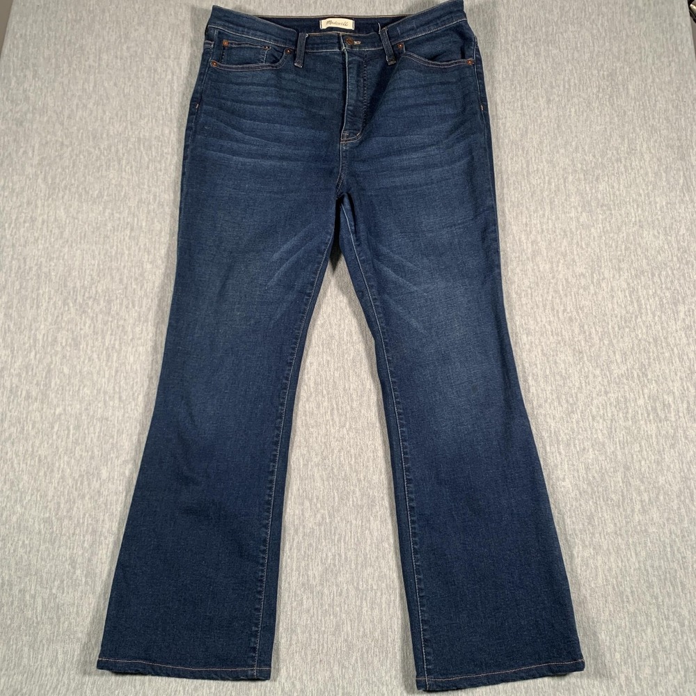 Madewell Women's Flare Jeans in Dark Blue